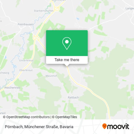 Pörnbach, Münchener Straße map