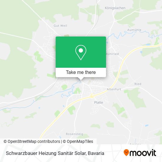 Schwarzbauer Heizung Sanitär Solar map