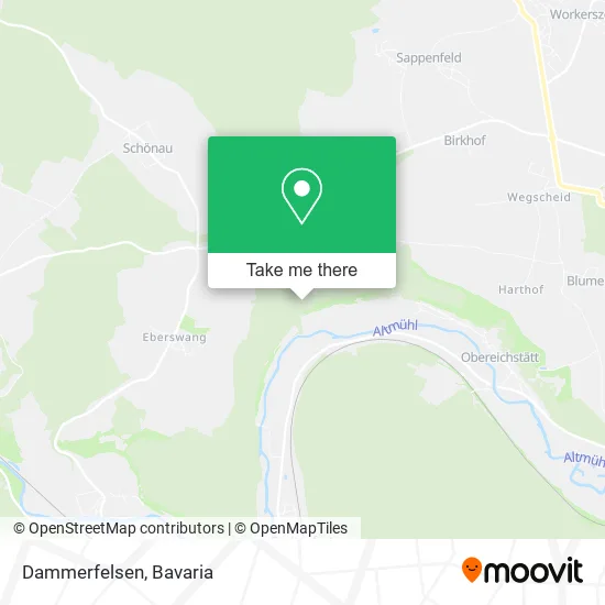 Карта Dammerfelsen