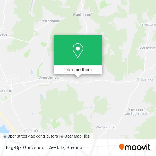 Fsg-Djk Gunzendorf A-Platz map