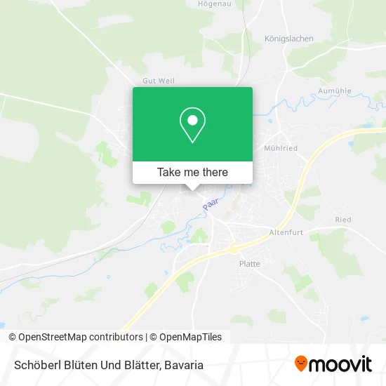 Карта Schöberl Blüten Und Blätter