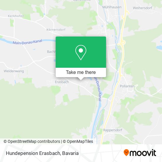 Hundepension Erasbach map