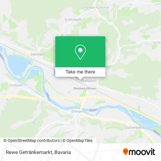 Карта Rewe Getränkemarkt
