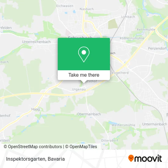 Inspektorsgarten map