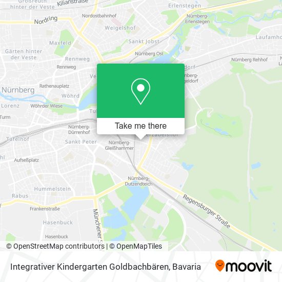 Integrativer Kindergarten Goldbachbären map