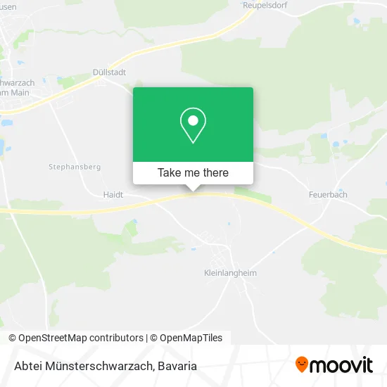 Карта Abtei Münsterschwarzach