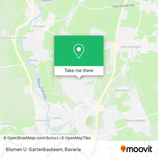 Карта Blumen U. Gartenbauteam