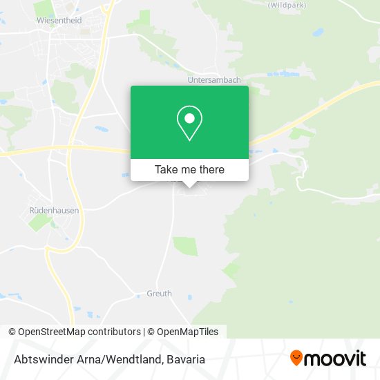 Abtswinder Arna/Wendtland map