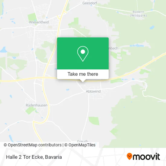 Карта Halle 2 Tor Ecke