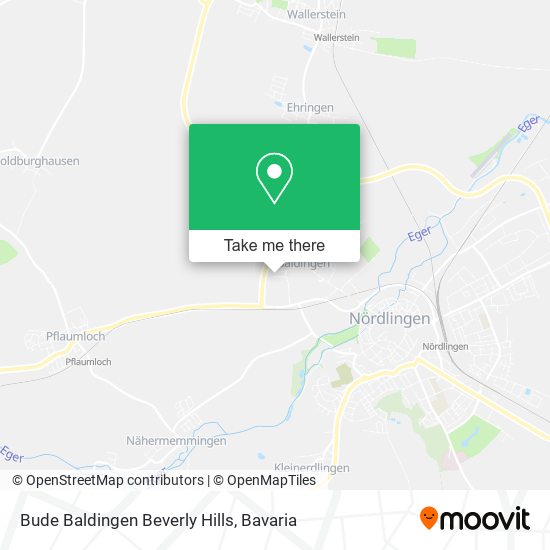 Bude Baldingen Beverly Hills map