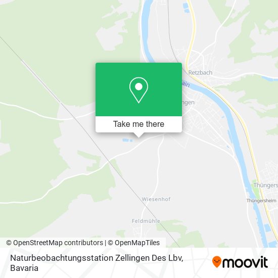 Naturbeobachtungsstation Zellingen Des Lbv map