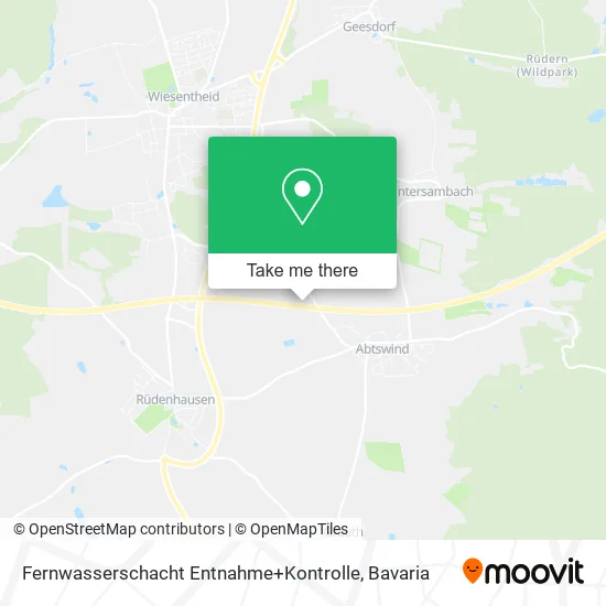 Карта Fernwasserschacht Entnahme+Kontrolle