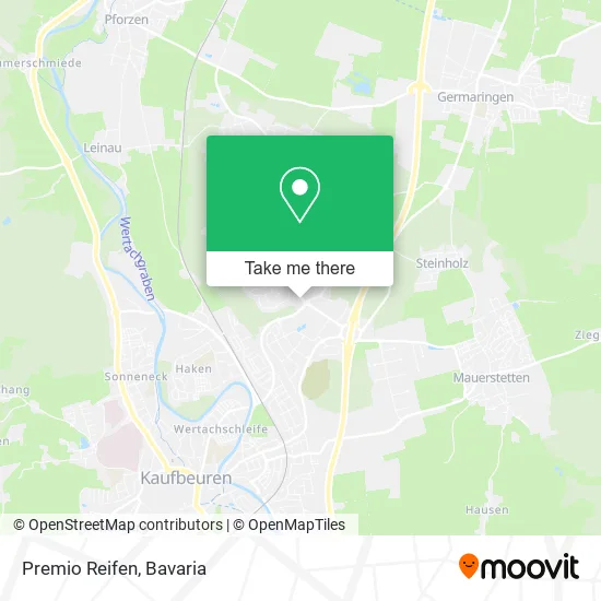 Карта Premio Reifen