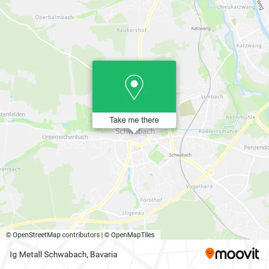 Карта Ig Metall Schwabach