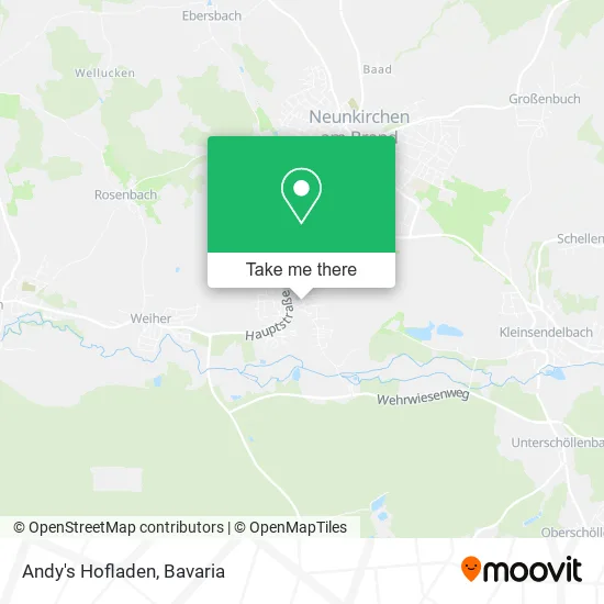 Карта Andy's Hofladen