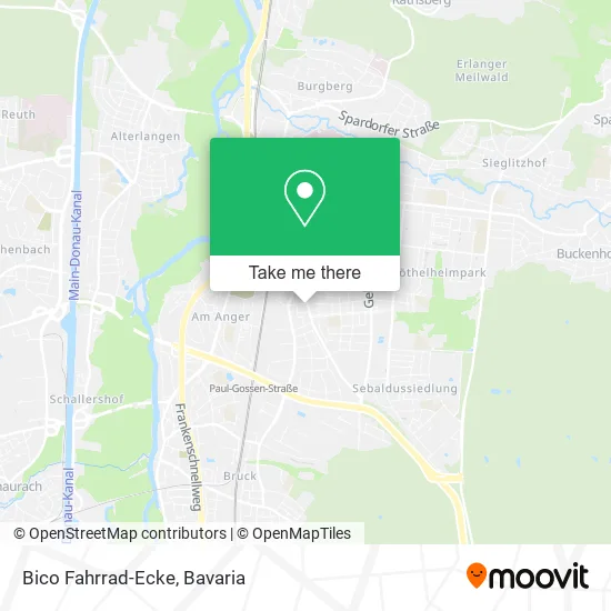 Карта Bico Fahrrad-Ecke