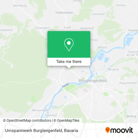Карта Umspannwerk Burglengenfeld