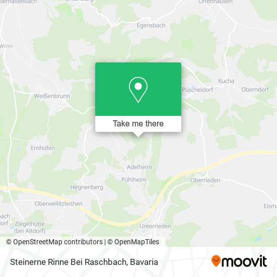 Steinerne Rinne Bei Raschbach map