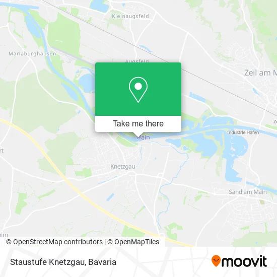 Карта Staustufe Knetzgau