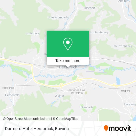 Dormero Hotel Hersbruck map