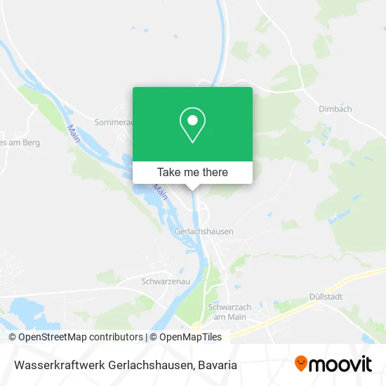 Карта Wasserkraftwerk Gerlachshausen