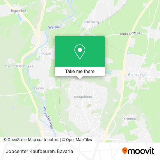 Карта Jobcenter Kaufbeuren