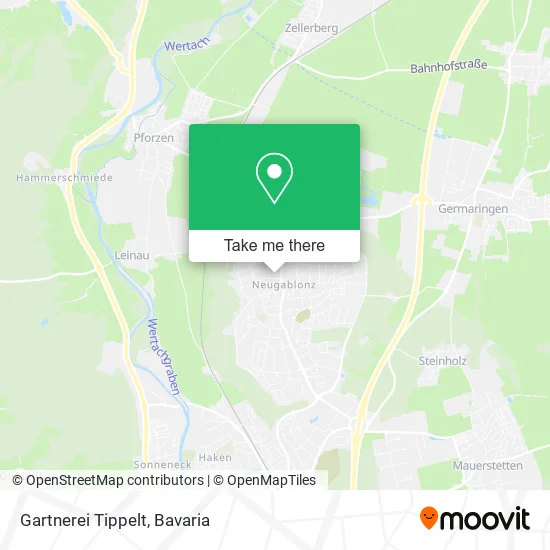 Карта Gartnerei Tippelt