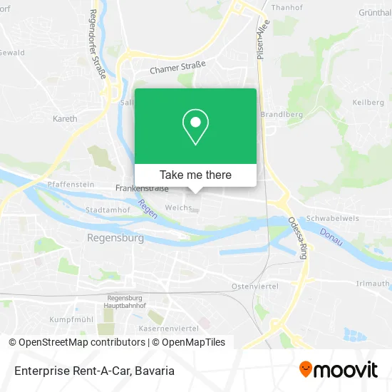 Карта Enterprise Rent-A-Car