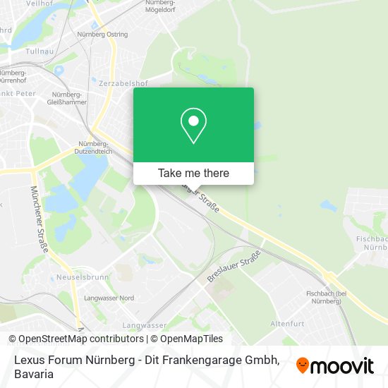 Lexus Forum Nürnberg - Dit Frankengarage Gmbh map