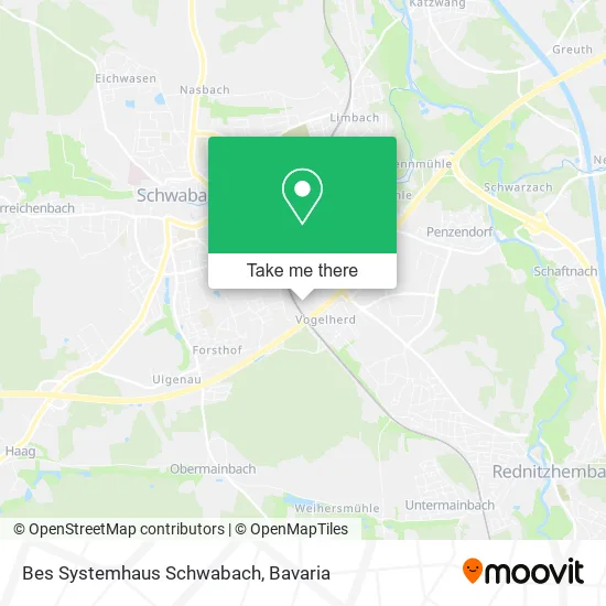 Карта Bes Systemhaus Schwabach