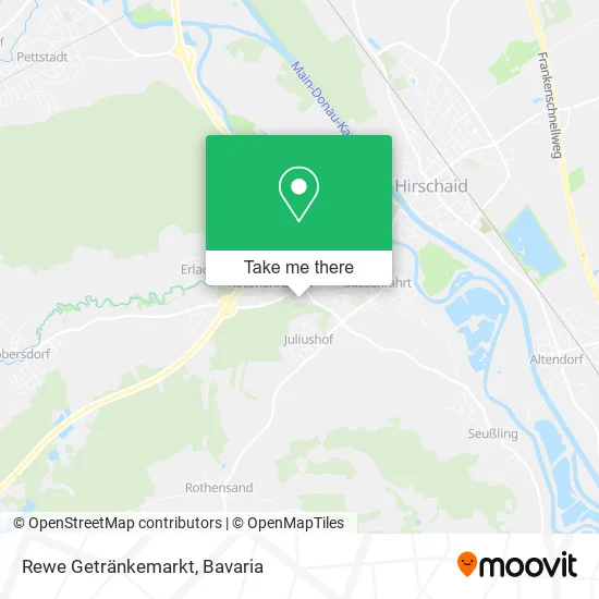 Карта Rewe Getränkemarkt