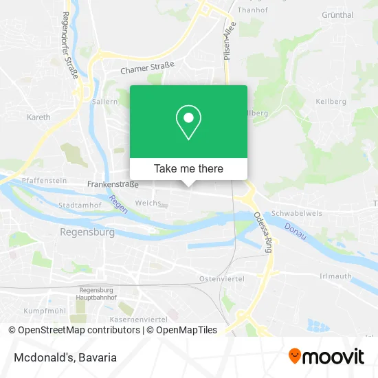 Карта Mcdonald's