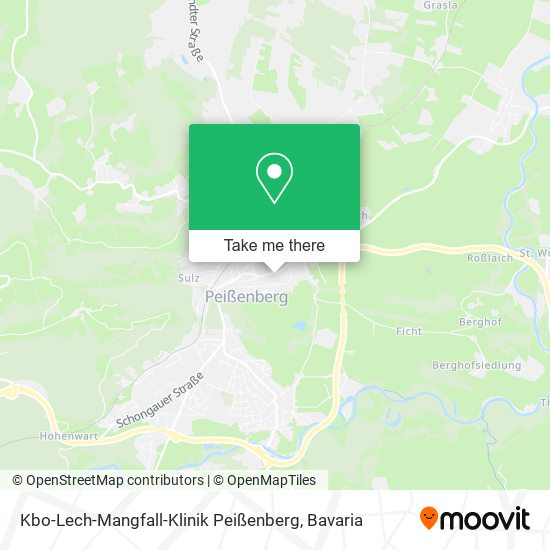 Kbo-Lech-Mangfall-Klinik Peißenberg map