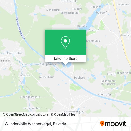 Wundervolle Wasservögel map
