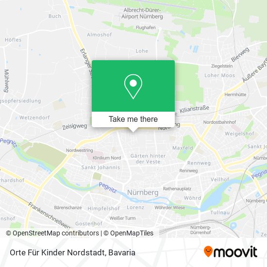 Orte Für Kinder Nordstadt map