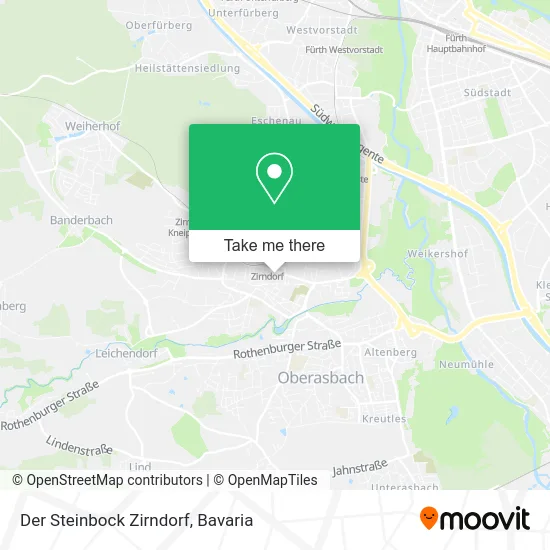 Карта Der Steinbock Zirndorf