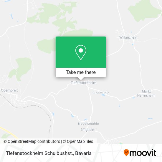 Tiefenstockheim Schulbushst. map