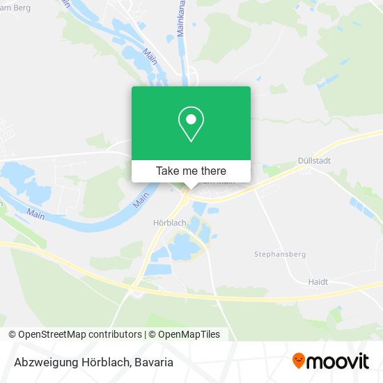Abzweigung Hörblach map