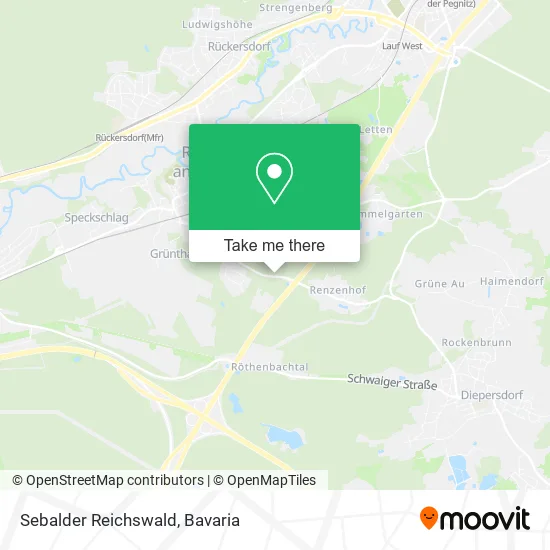 Карта Sebalder Reichswald