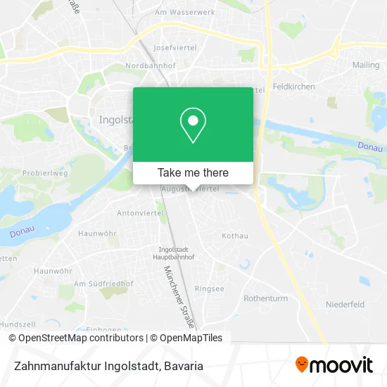 Карта Zahnmanufaktur Ingolstadt