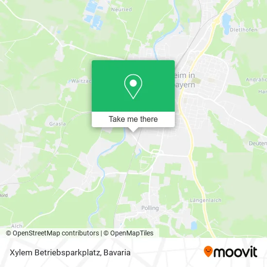 Карта Xylem Betriebsparkplatz