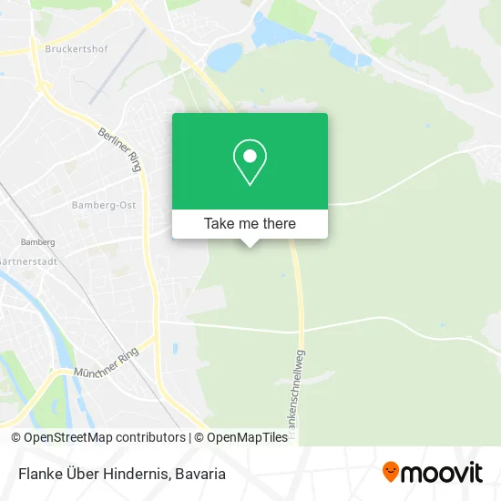 Карта Flanke Über Hindernis