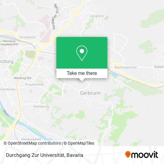 Карта Durchgang Zur Universität