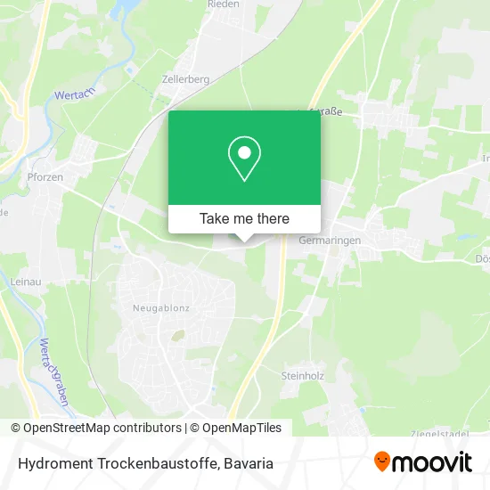 Карта Hydroment Trockenbaustoffe