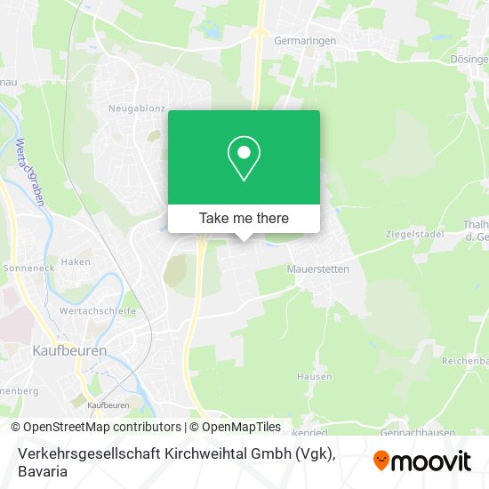 Verkehrsgesellschaft Kirchweihtal Gmbh (Vgk) map