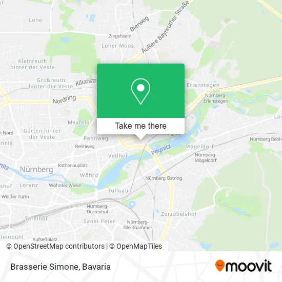 Карта Brasserie Simone