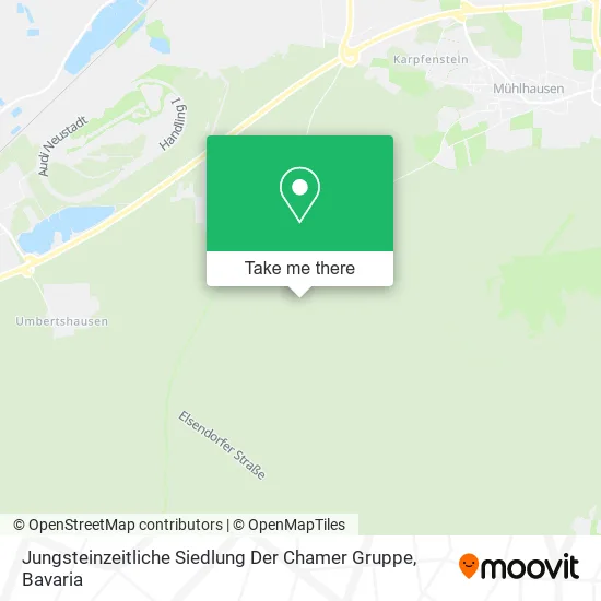 Jungsteinzeitliche Siedlung Der Chamer Gruppe map