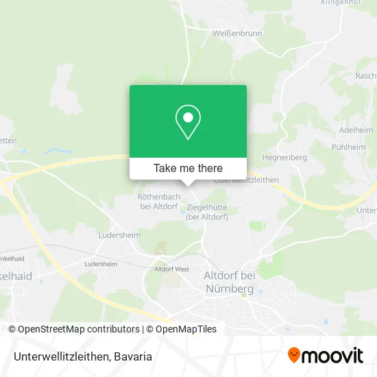 Карта Unterwellitzleithen