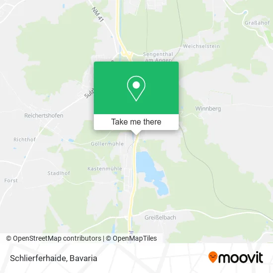 Карта Schlierferhaide