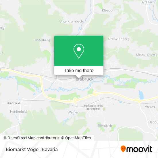 Карта Biomarkt Vogel